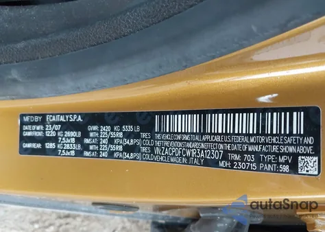 2024 Dodge Hornet R/T Eawd from USA, damaged, VIN ZACPDFCW1R3A12307